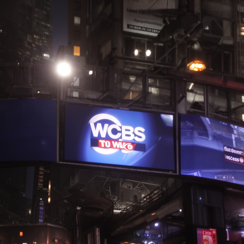 AI-generated illustration of WCBS-TV