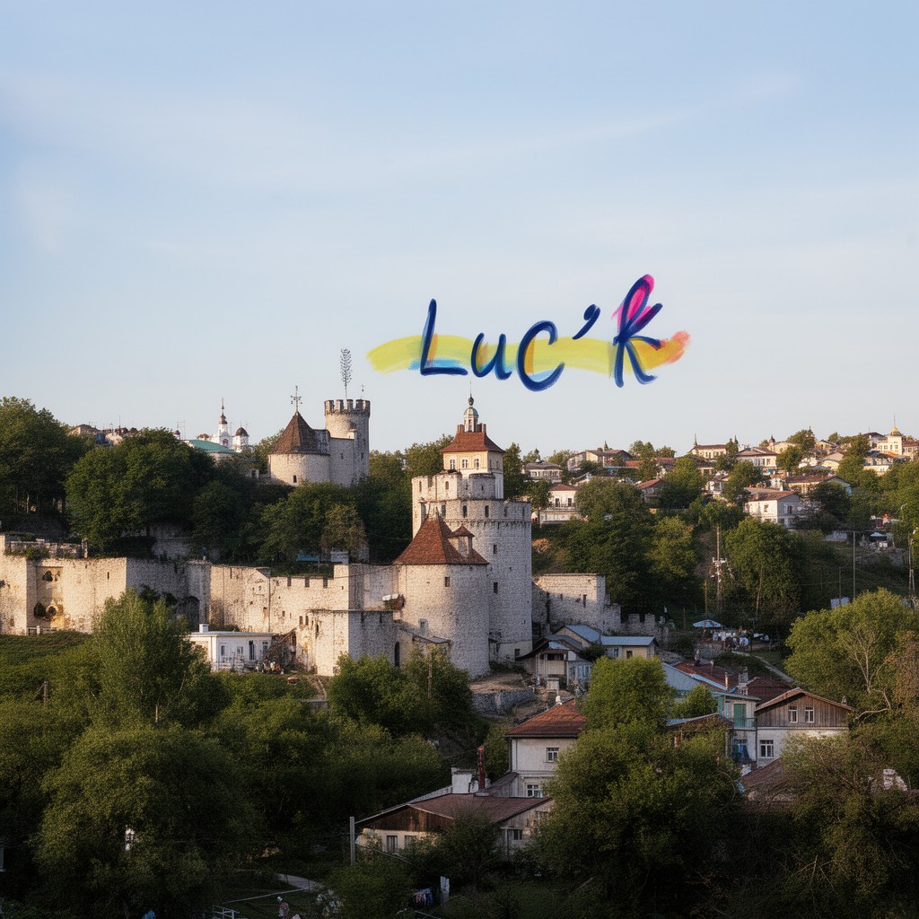 AI-generated illustration of Luc’k (transliteration)