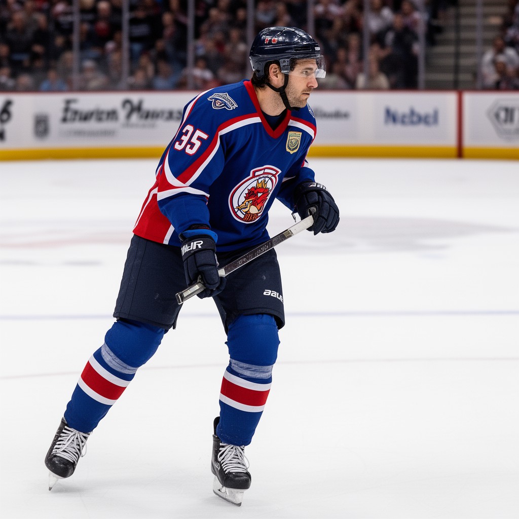 AI-generated illustration of Mark Recchi