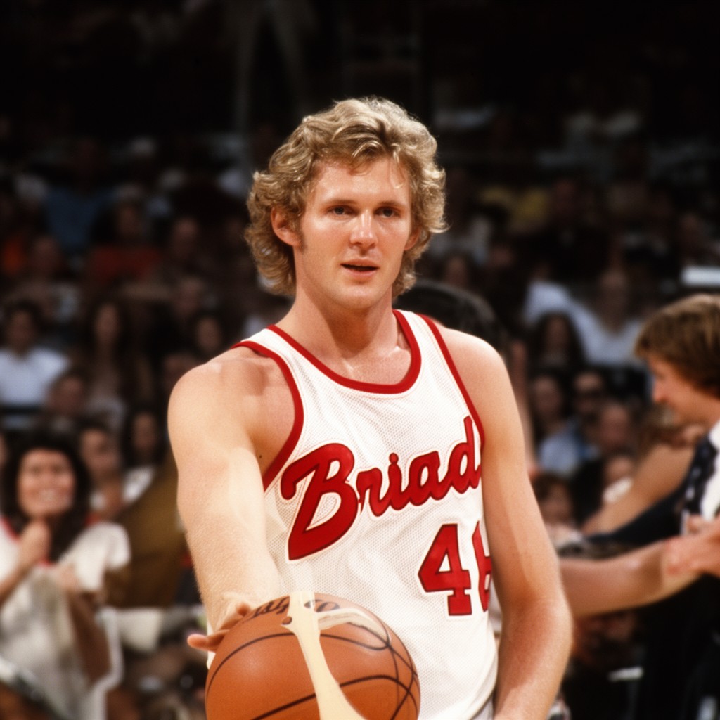 AI-generated illustration of Larry Bird