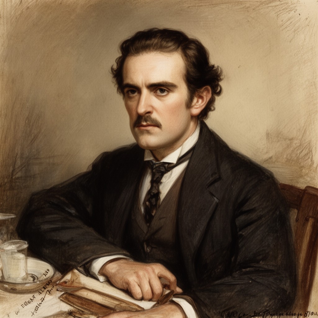 AI-generated illustration of John Allan