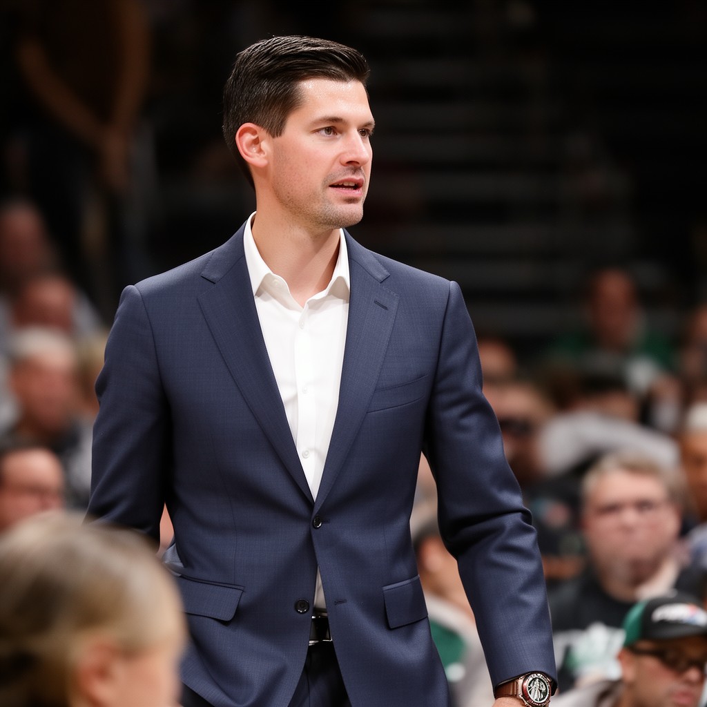AI-generated illustration of Brad Stevens