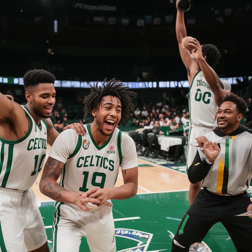 AI-generated illustration of Maine Celtics