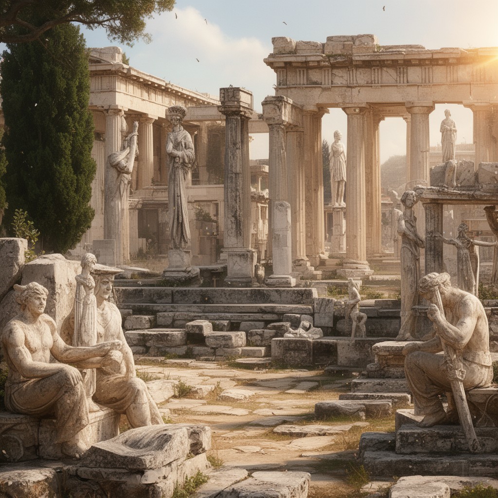 AI-generated illustration of Classical Greece