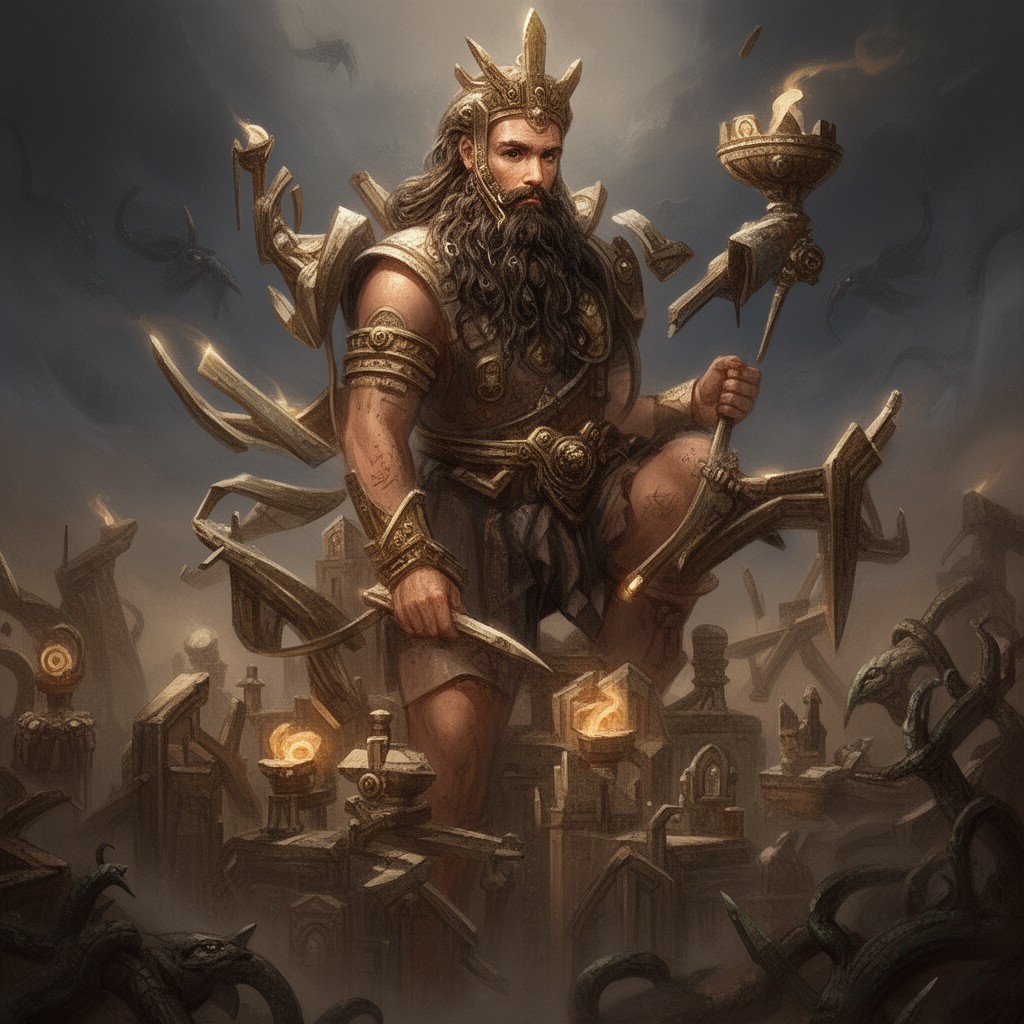 AI-generated illustration of Marduk