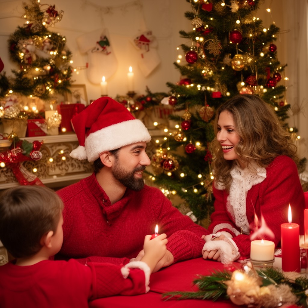 AI-generated illustration of Christmas Eve