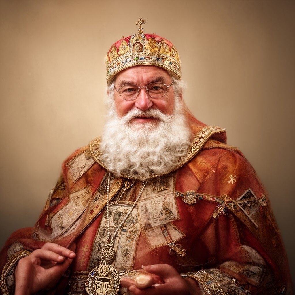 AI-generated illustration of Saint Nicholas of Myra