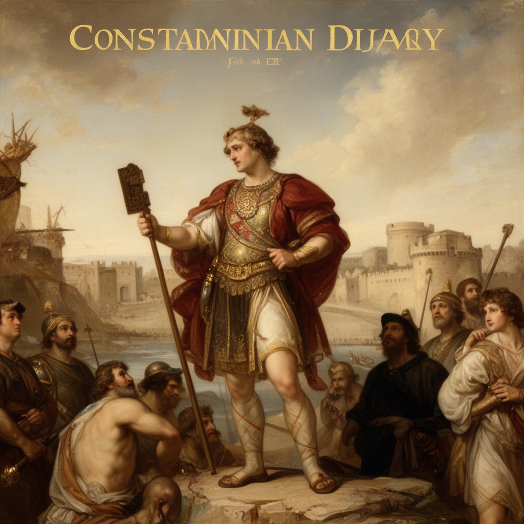 AI-generated illustration of Constantinian dynasty