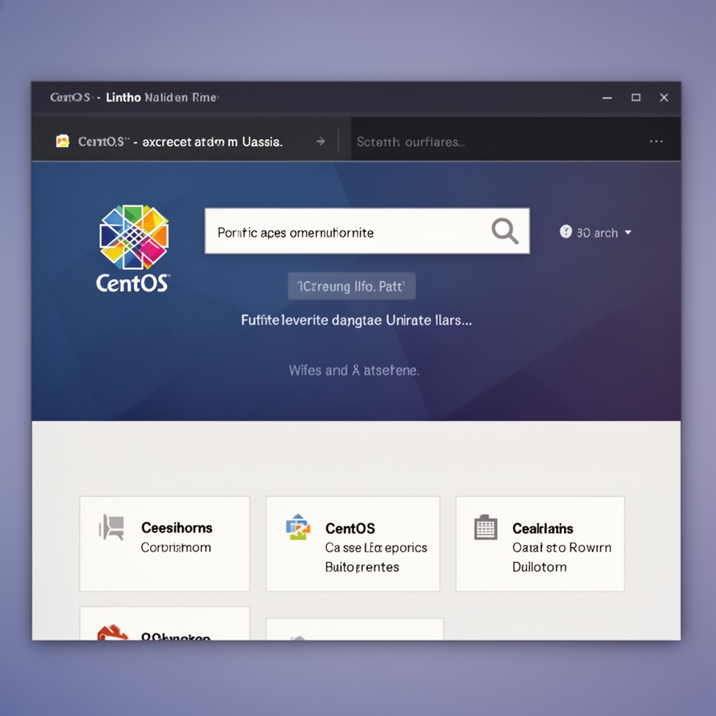 AI-generated illustration of CentOS