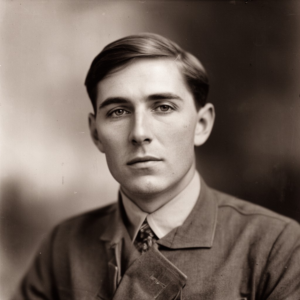 AI-generated illustration of Siegfried Sassoon