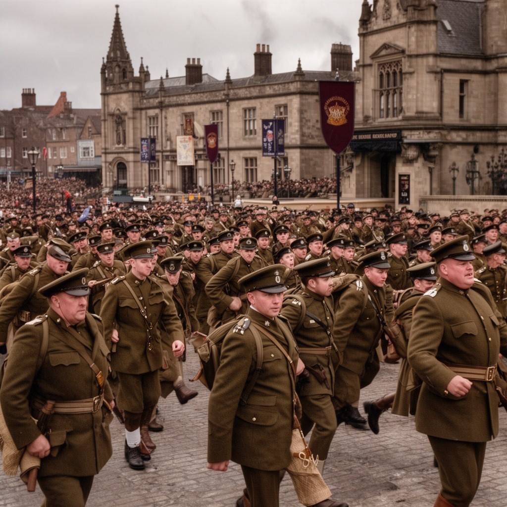 AI-generated illustration of Manchester Regiment