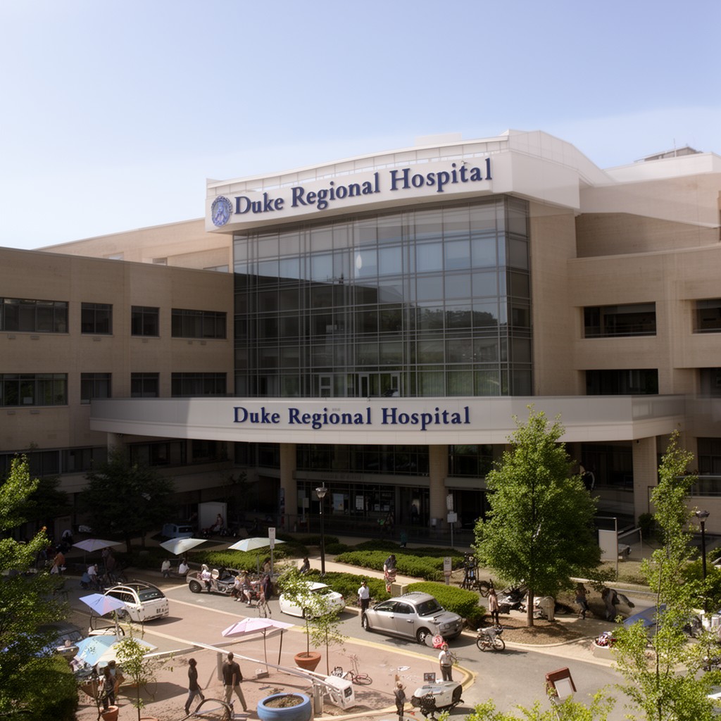 AI-generated illustration of Duke Regional Hospital