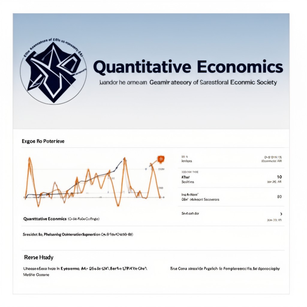 AI-generated illustration of Quantitative Economics