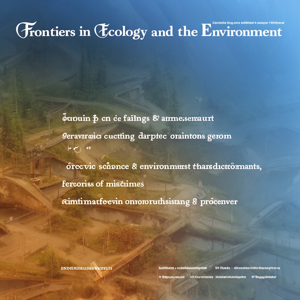 AI-generated illustration of Frontiers in Ecology and the Environment