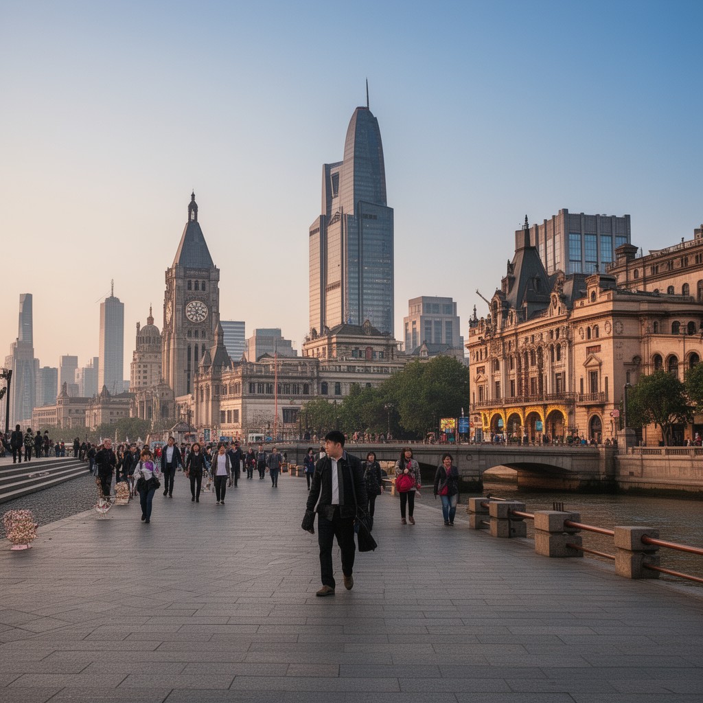 AI-generated illustration of The Bund