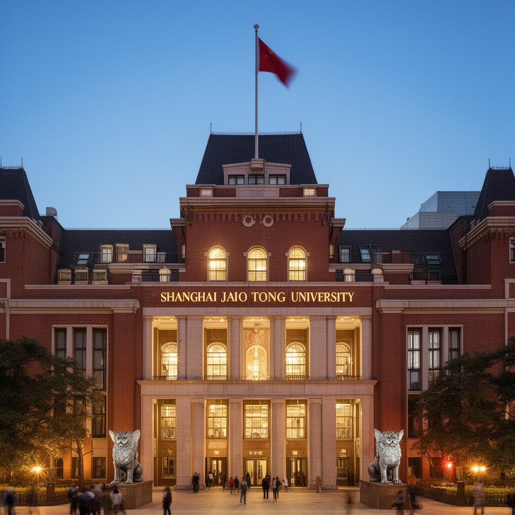 AI-generated illustration of Shanghai Jiao Tong University