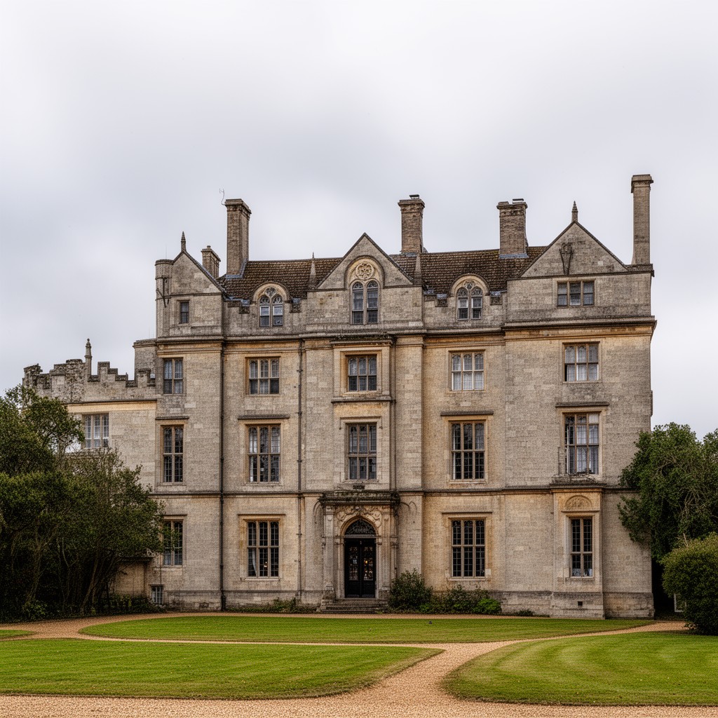 AI-generated illustration of Hinchinbrooke House