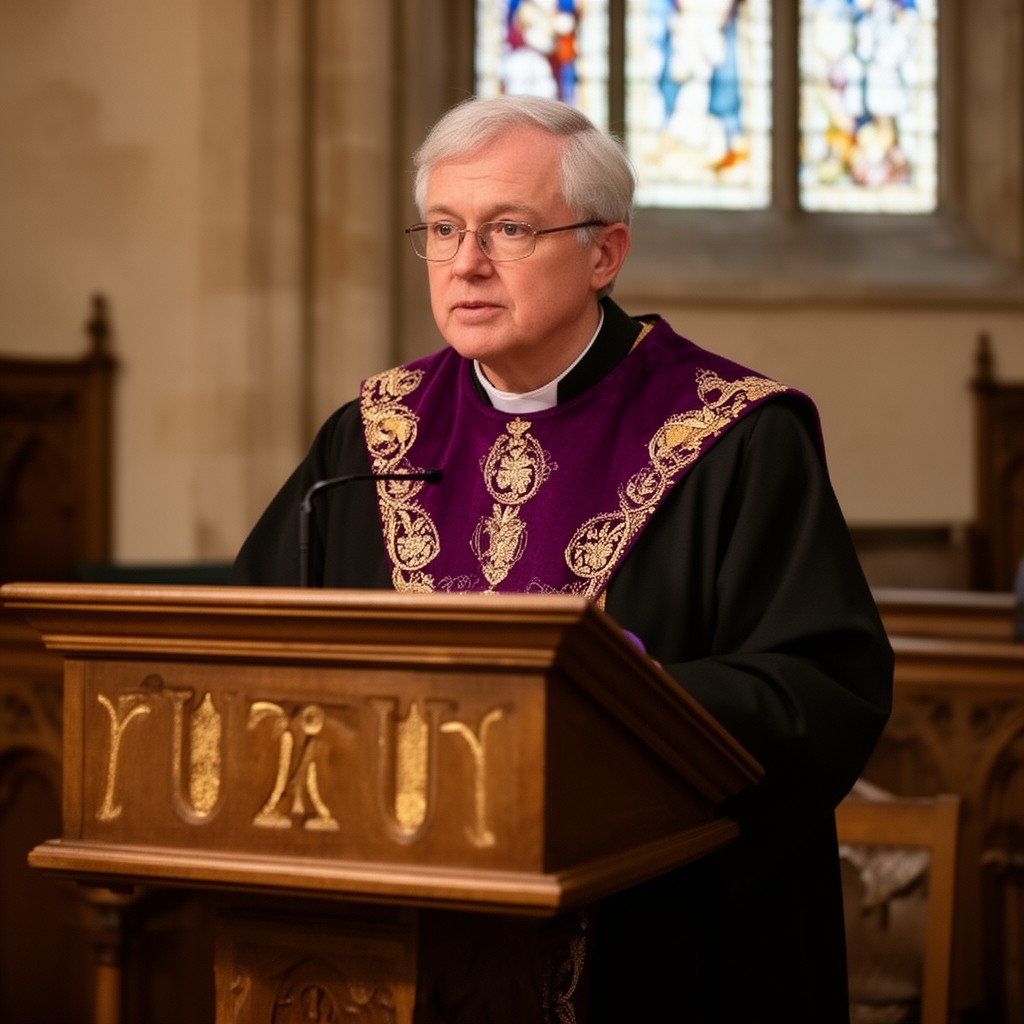 AI-generated illustration of Bishop of Oxford