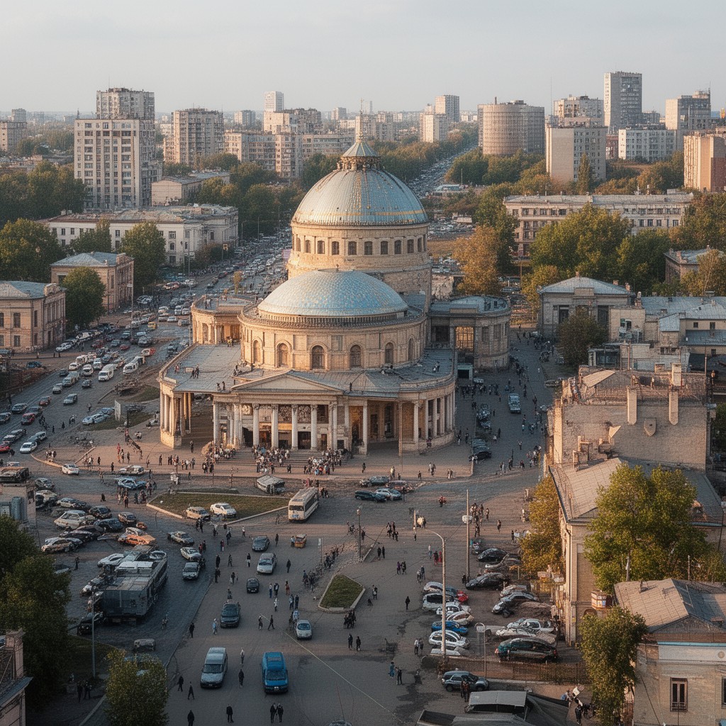 AI-generated illustration of Kharkiv