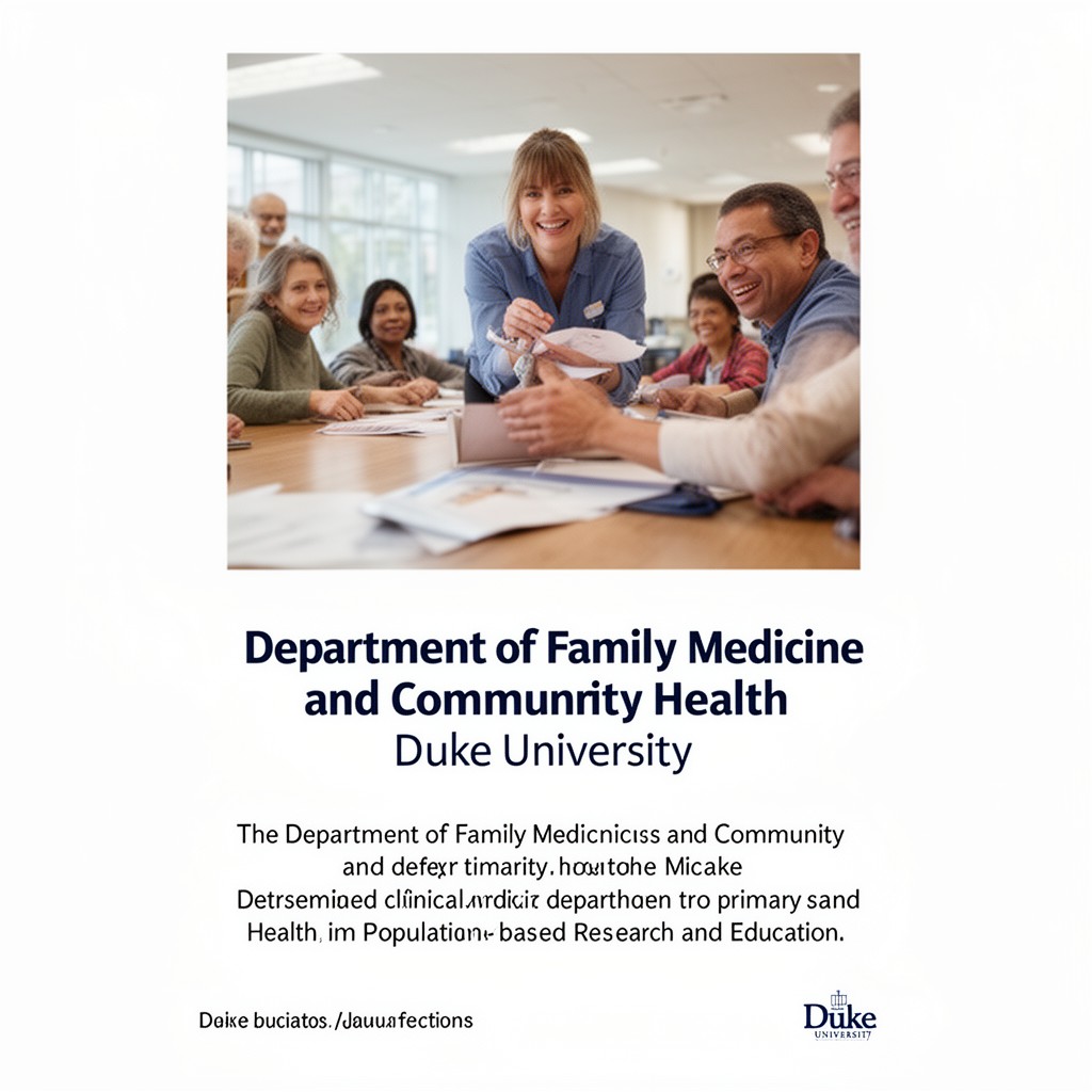 AI-generated illustration of Department of Family Medicine and Community Health, Duke University