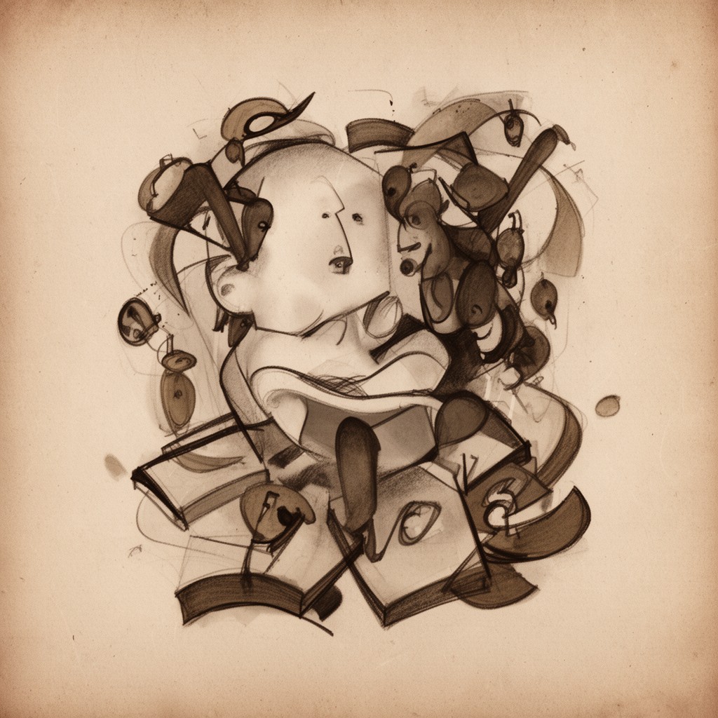 AI-generated illustration of Philebus
