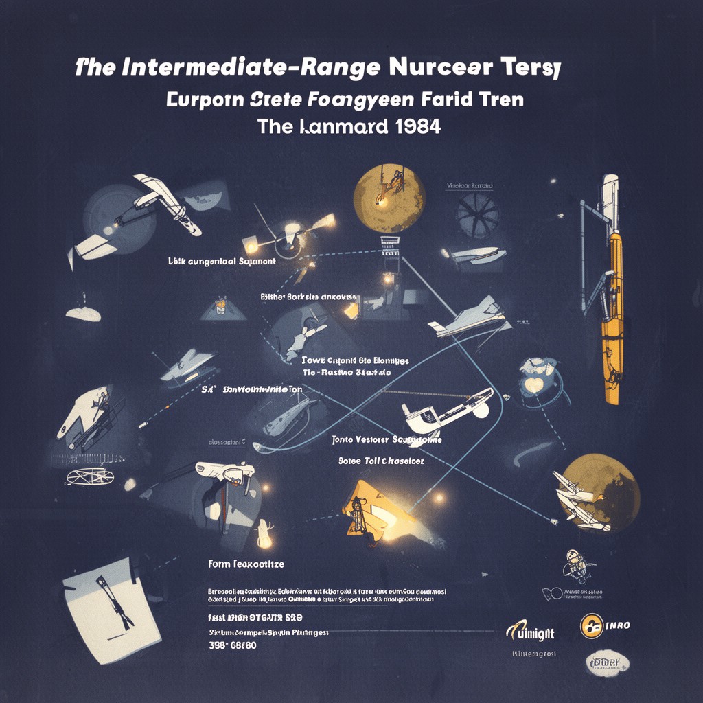 AI-generated illustration of Intermediate-Range Nuclear Forces Treaty