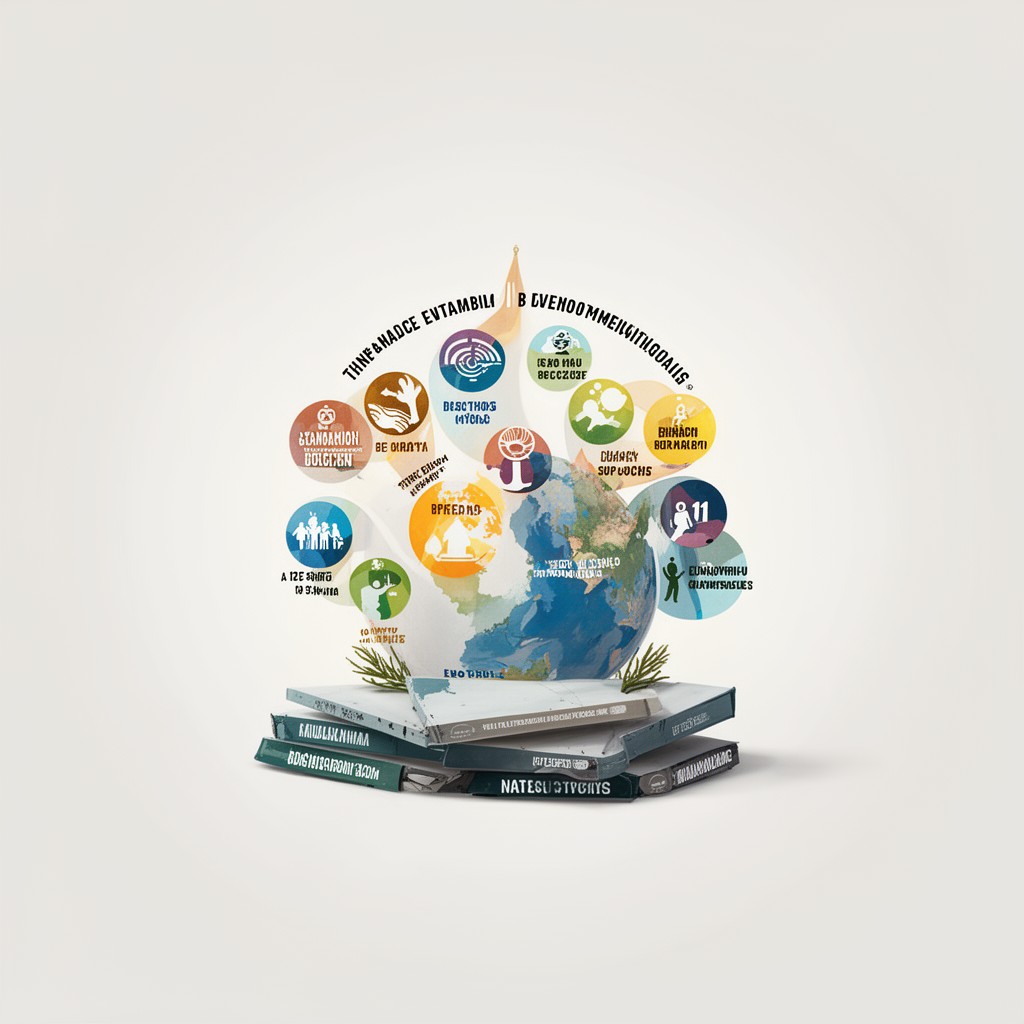 AI-generated illustration of Millennium Development Goals