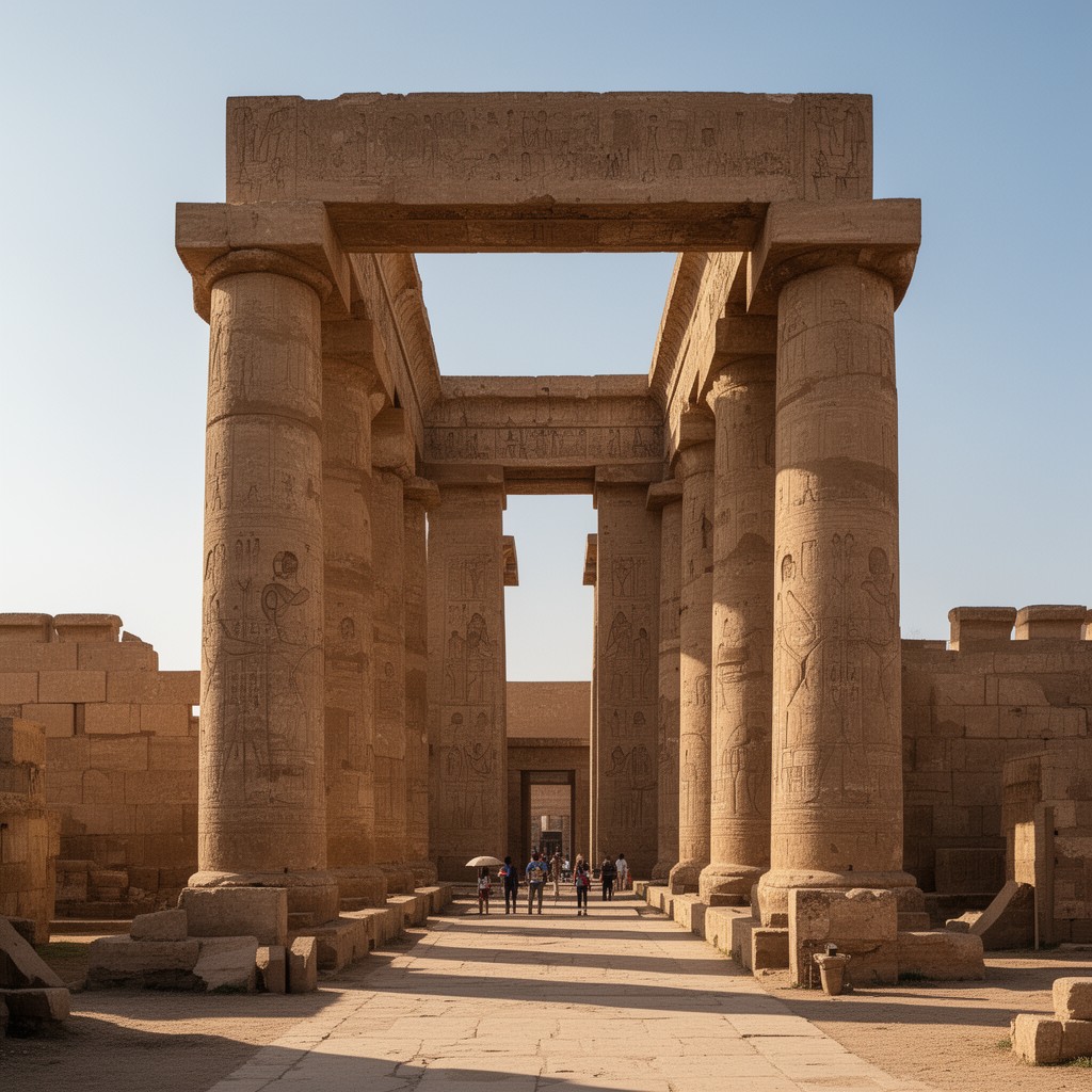 AI-generated illustration of Great Temple of Ptah