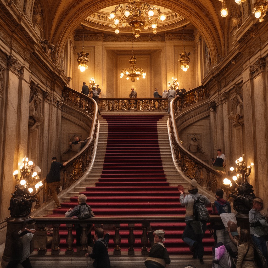 AI-generated illustration of Grand Staircase