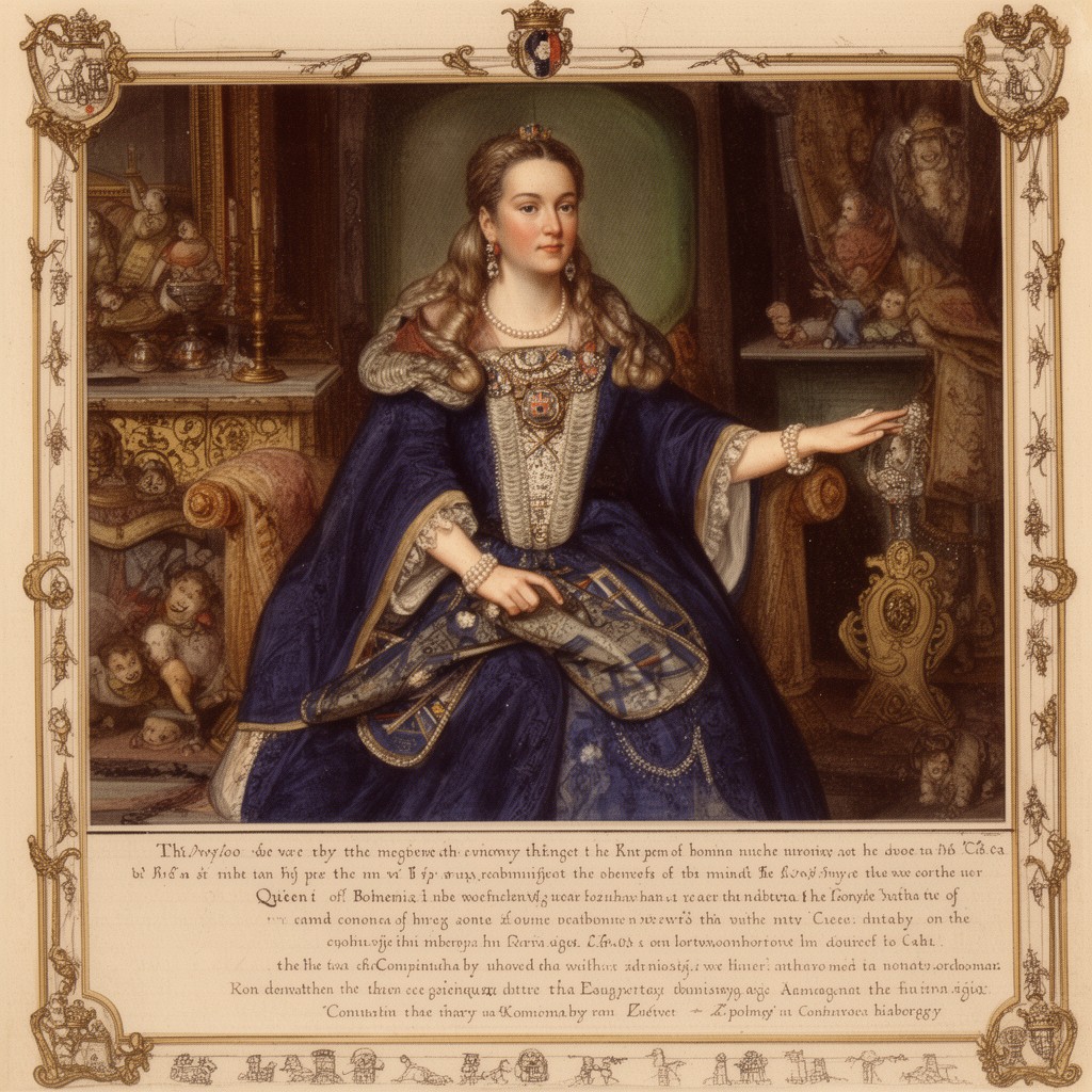 AI-generated illustration of Queen of Bohemia