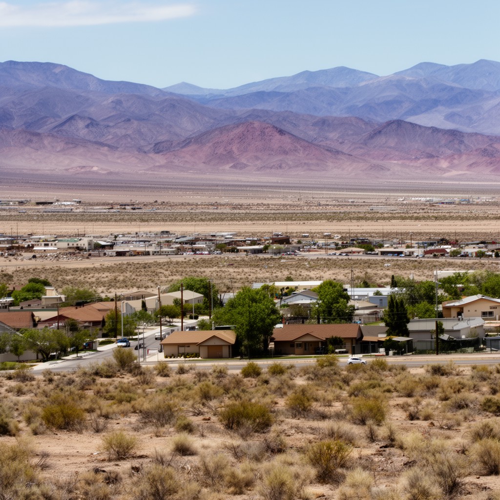 AI-generated illustration of Pahrump, Nevada