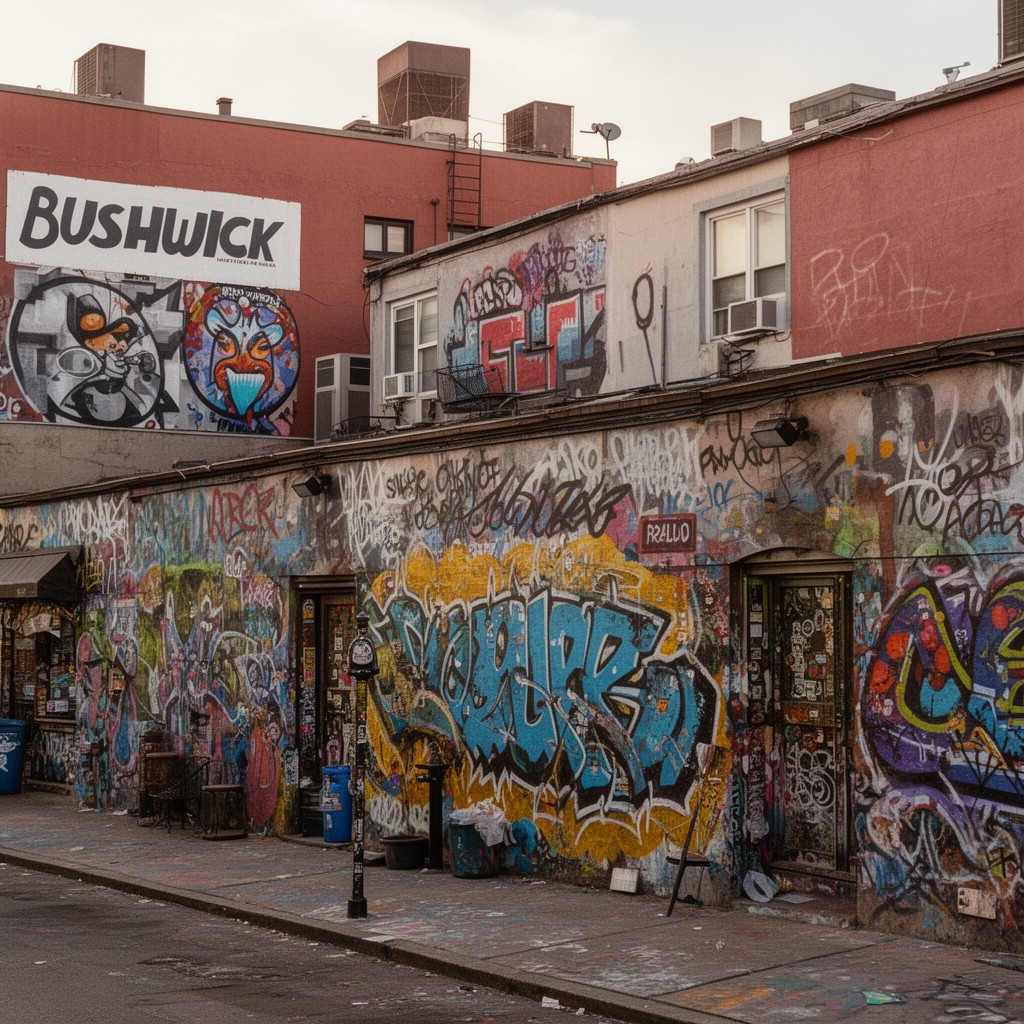 AI-generated illustration of Bushwick
