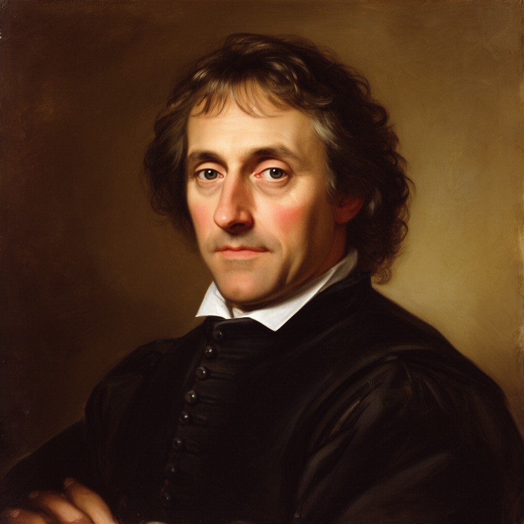 AI-generated illustration of Roger Williams