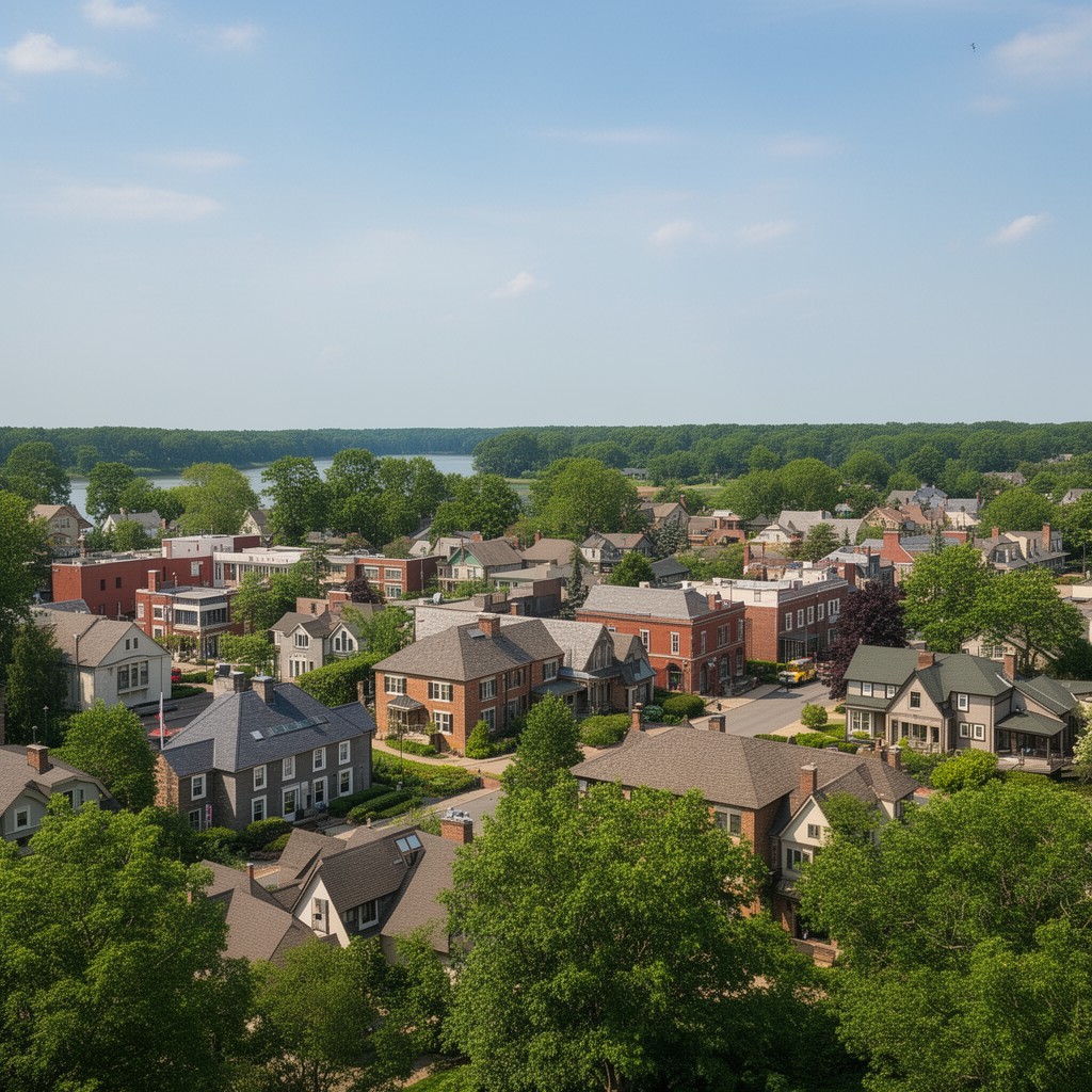 AI-generated illustration of Barrington, Illinois