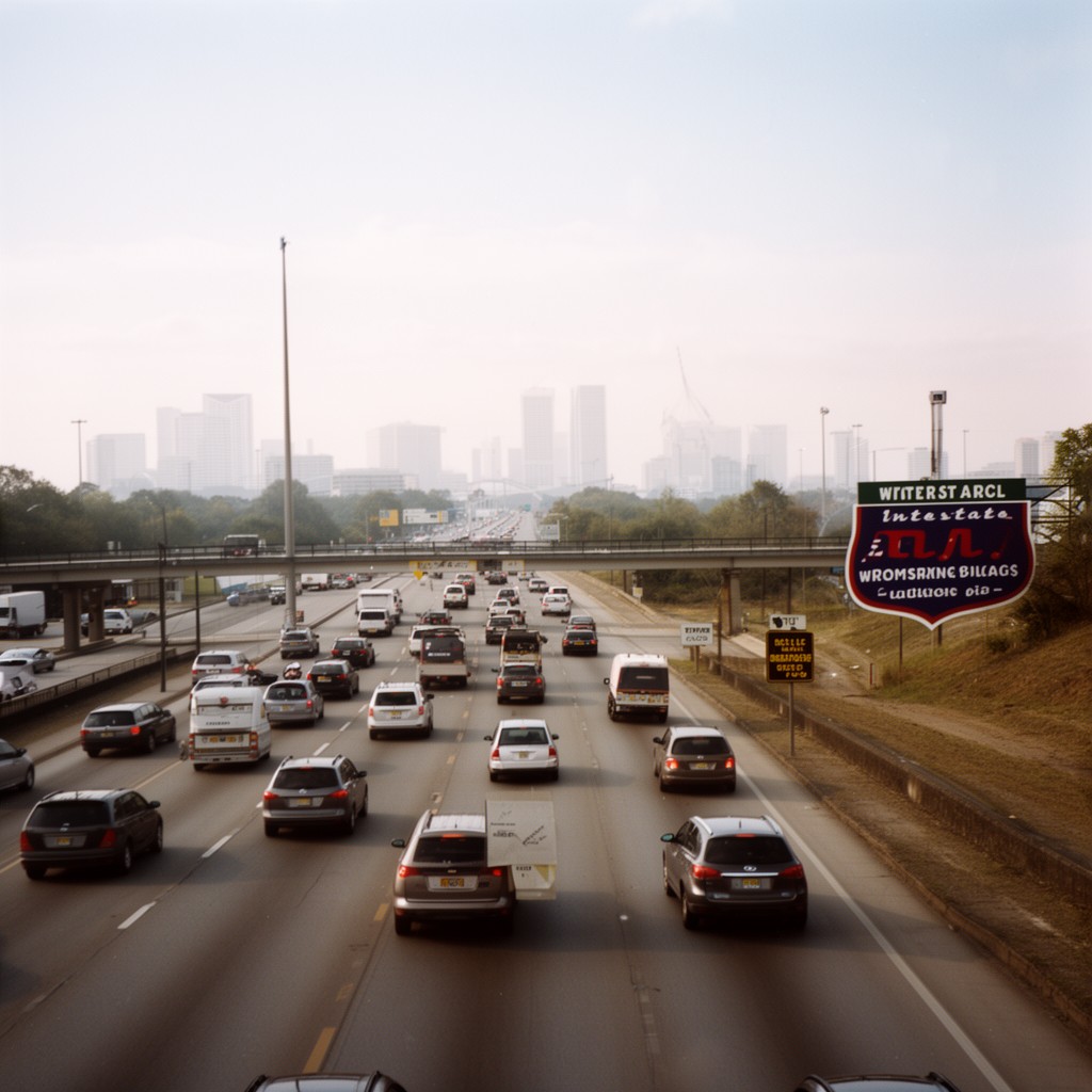 AI-generated illustration of Interstate 55