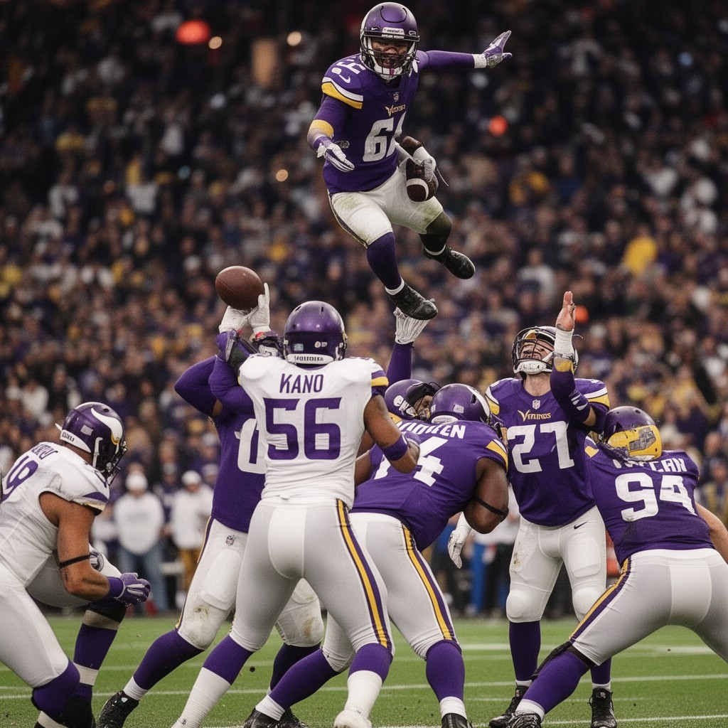 AI-generated illustration of Minnesota Vikings