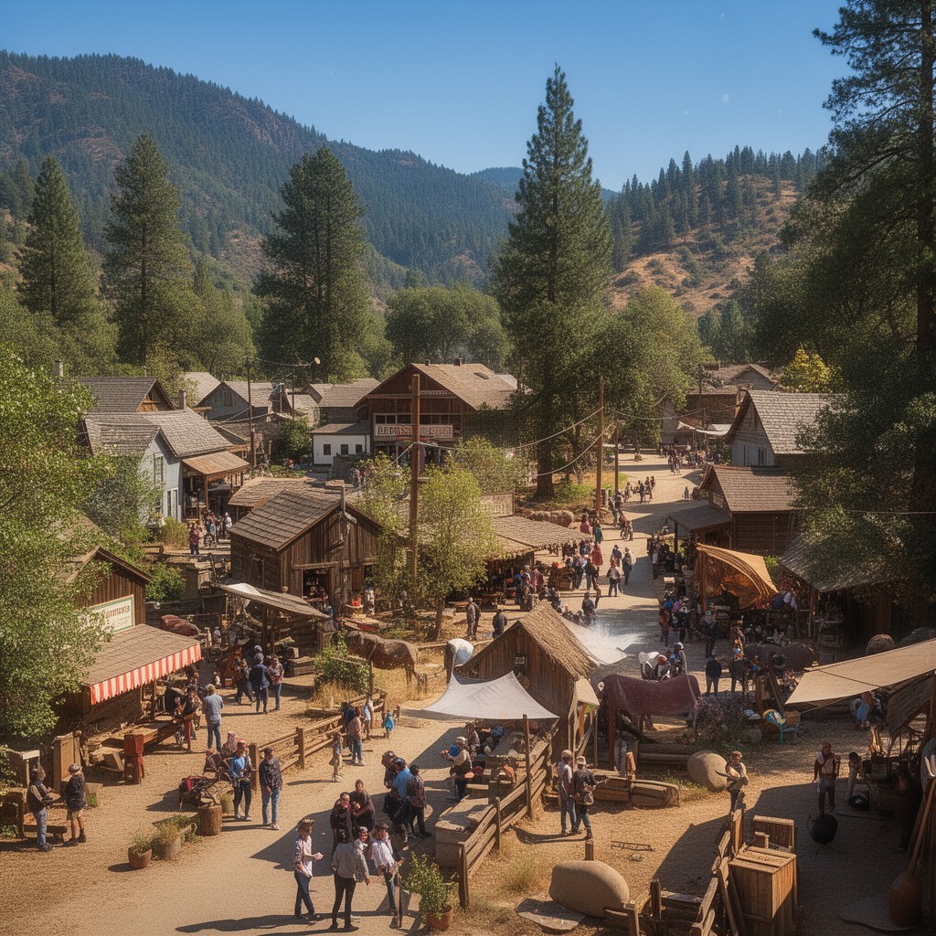 AI-generated illustration of Coloma, California