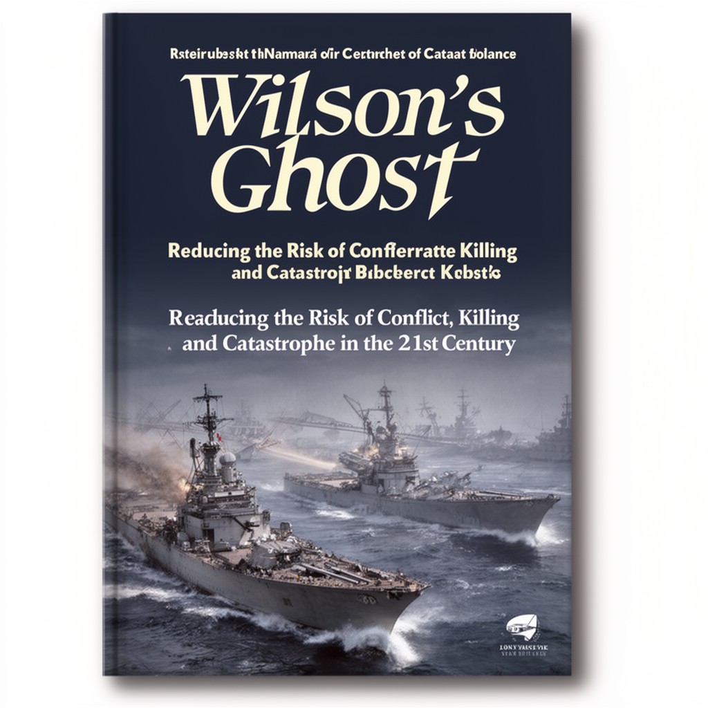 AI-generated illustration of Wilson’s Ghost: Reducing the Risk of Conflict, Killing, and Catastrophe in the 21st Century