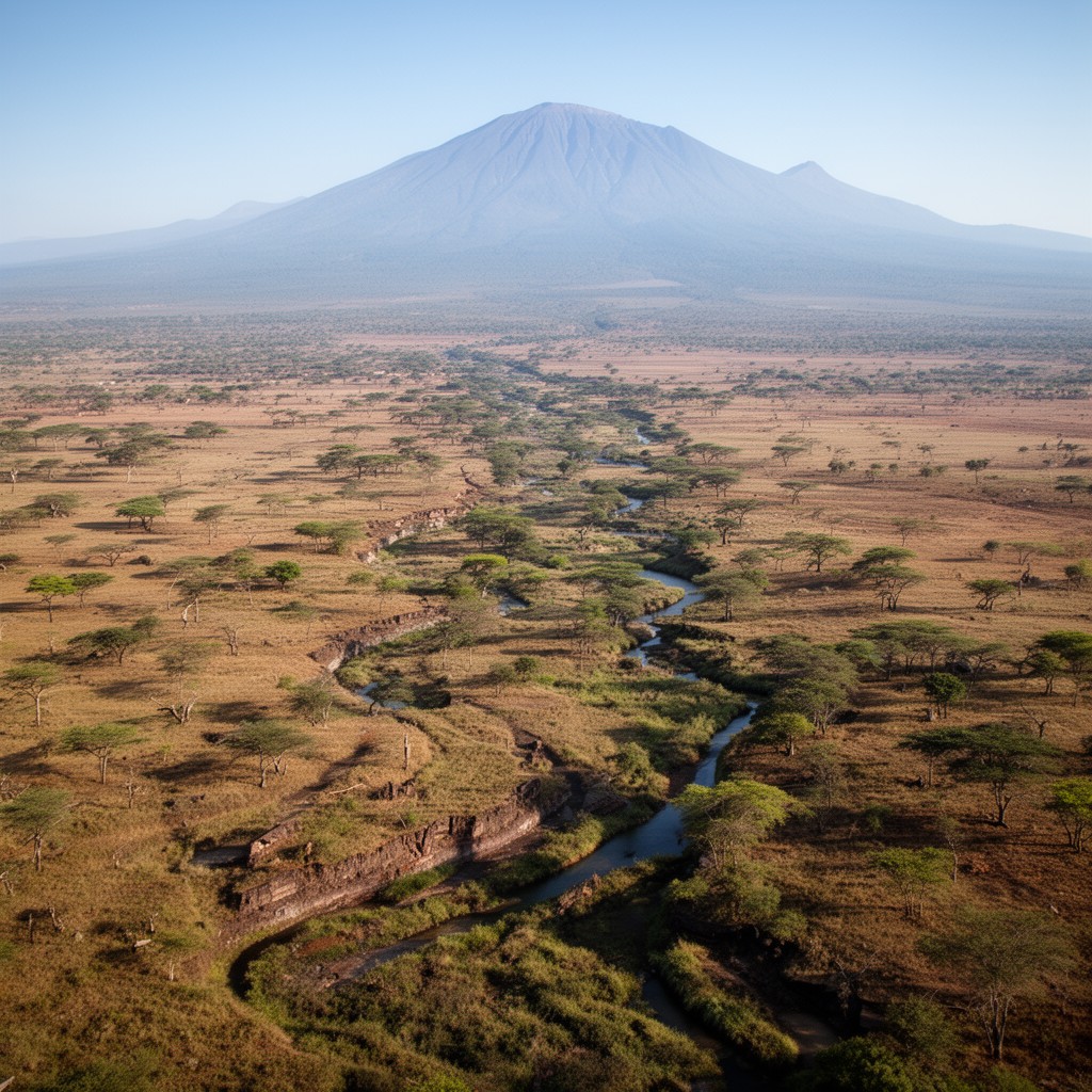 AI-generated illustration of East African Rift