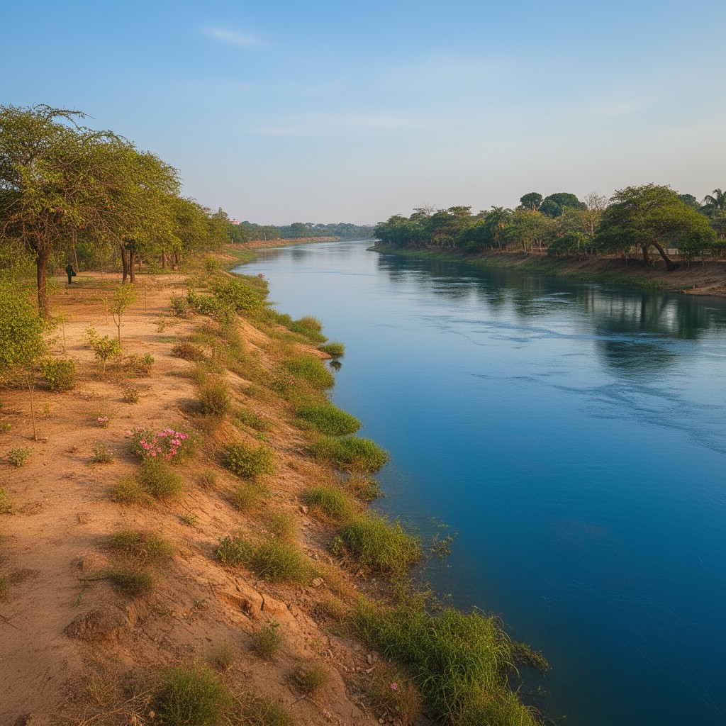 AI-generated illustration of Blue Nile