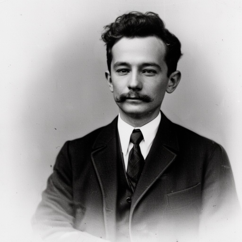 AI-generated illustration of August Spies
