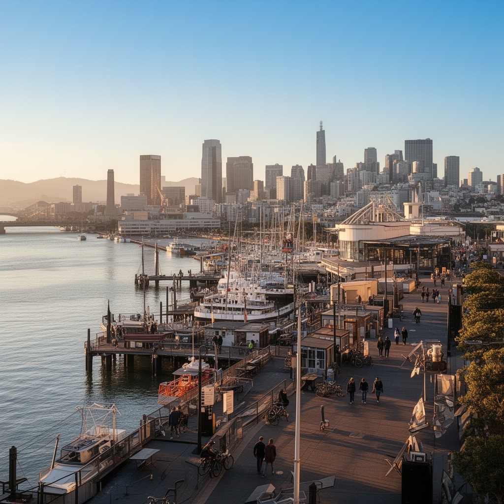 AI-generated illustration of Embarcadero