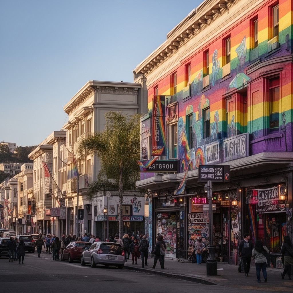 AI-generated illustration of Castro District