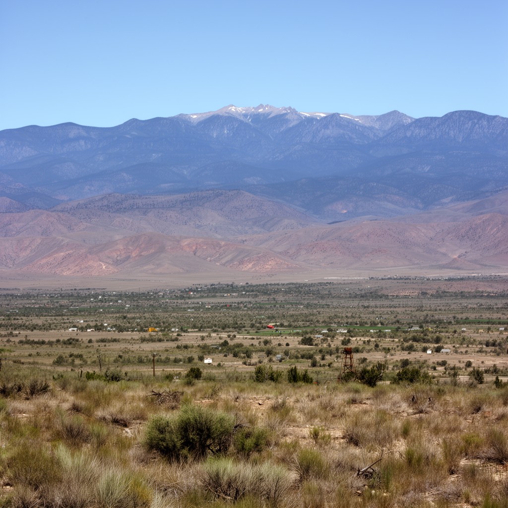 AI-generated illustration of White Pine County, Nevada