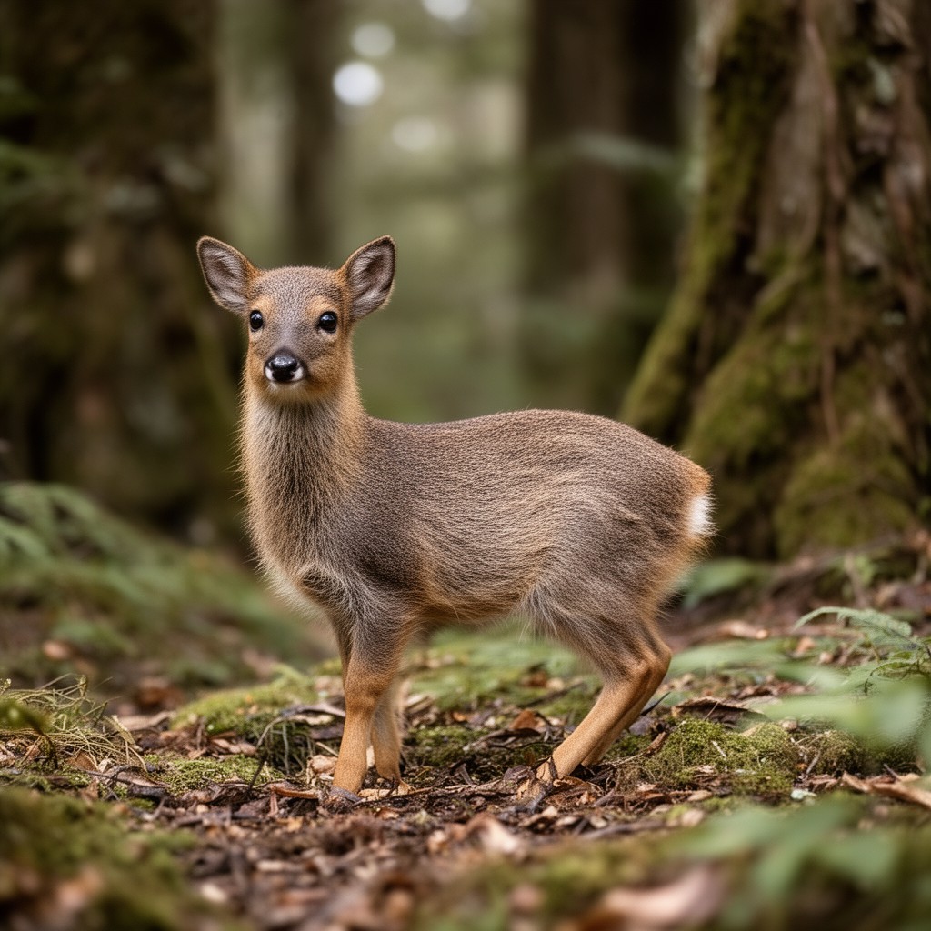 AI-generated illustration of Pudu puda