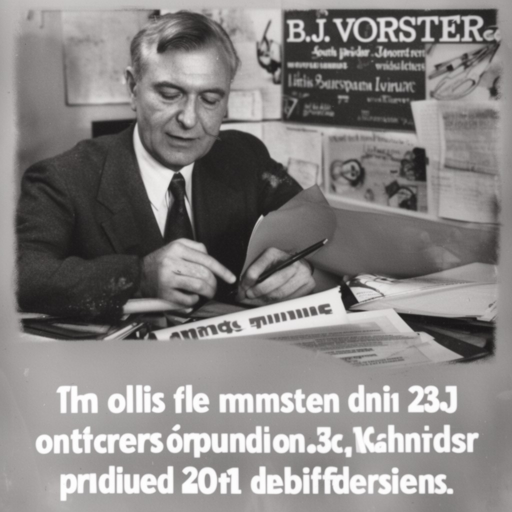 AI-generated illustration of B. J. Vorster