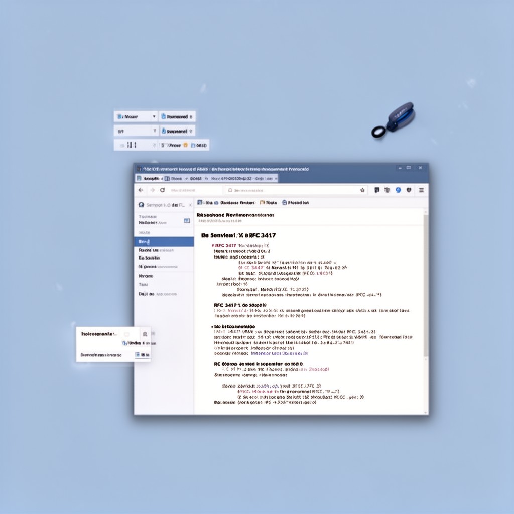 AI-generated illustration of RFC 3417