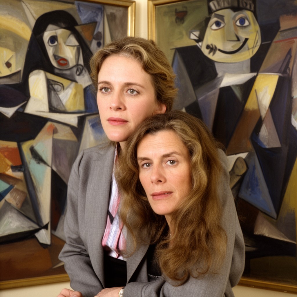 AI-generated illustration of Maya Widmaier-Picasso