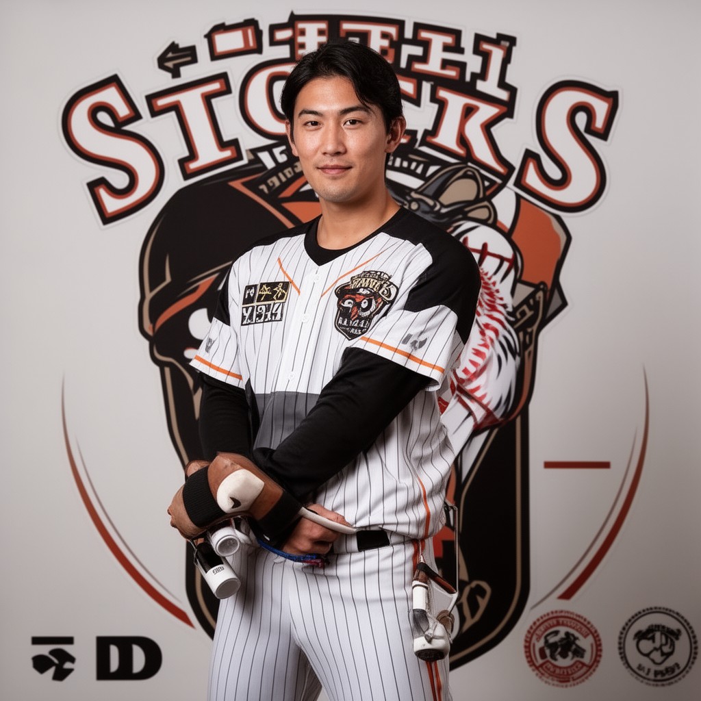 AI-generated illustration of SoftBank Hawks
