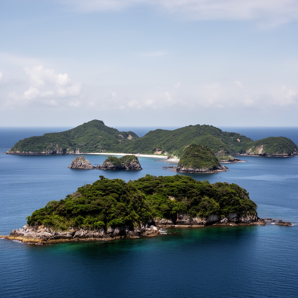AI-generated illustration of Ryukyu Islands